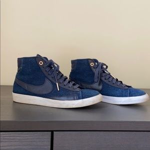 Nike blue high tops